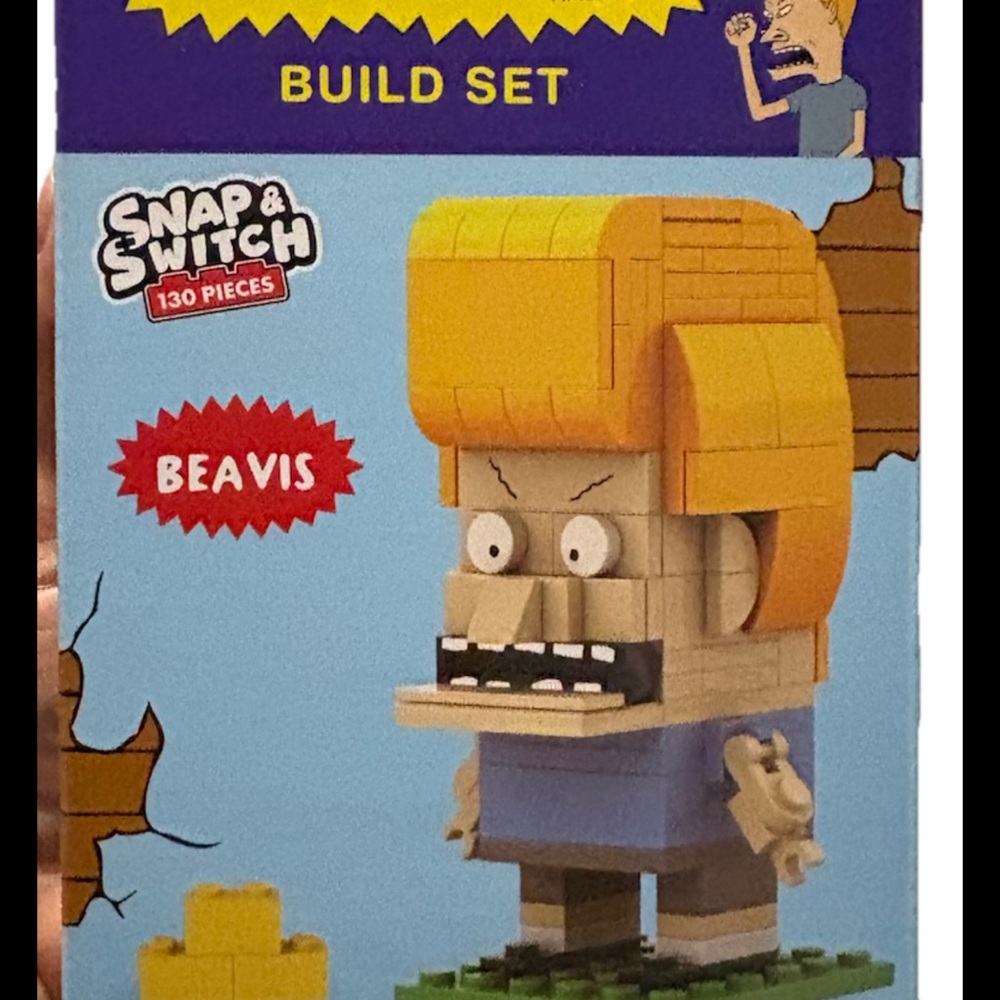 Beavis Build Set - Yellow and Blue